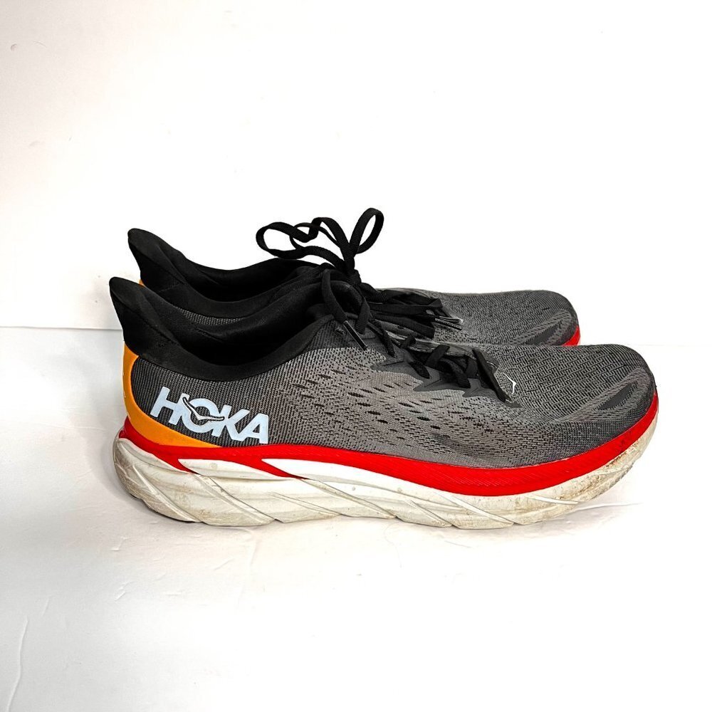 HOKA ONE ONE Clifton 8 Men's 12.5D Running Shoes Gray 1119393-ACTL